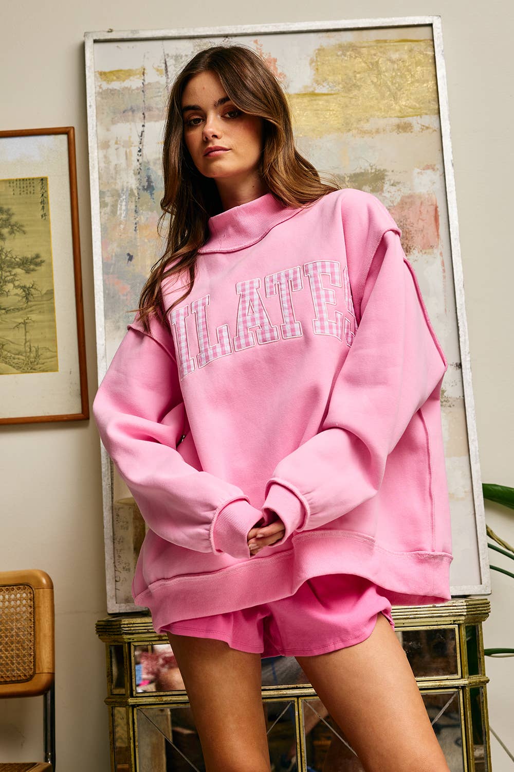 Pilates Girly Mockneck (Worth The Wait)
